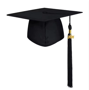 Chapeau de cérémonie imperméable pour adulte de 18 ans, logo scolaire imprimé, chapeau de bachelier pour diplômé universitaire, chapeau de docteur - Product Image 3