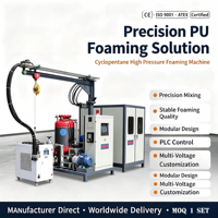 Équipement de mousseur industriel au cyclopentane pour polyuréthane |   Mélange automatique de haute précision contrôlé par PLC |   Moteur de pompe |   Personnalisé