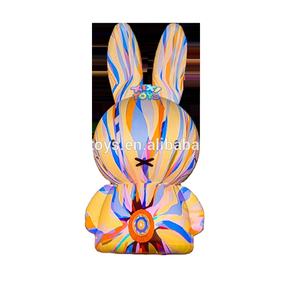 XIXI giocattoli giganti personalizzati palloncini di <span class=keywords><strong>coniglio</strong></span> gonfiabili grandi modelli di coniglietto di pasqua uso pubblicitario <span class=keywords><strong>con</strong></span> pompa d'aria elettrica ventilatore incorporato - Product Image 1