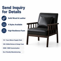 Fauteuil en bois massif de style rétro du milieu du siècle, avec tissu imprimé, pour salon et loisirs, vente en gros, livraison directe