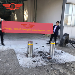 Nóng bán trafic tín hiệu bollard bãi đậu xe có thể thu vào bollards bãi đậu xe poller bollard rào cản - Product Image 5