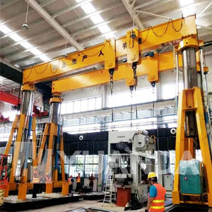 중국 텔레스코픽 갠트리 리프트 시스템 50 80 100 120 톤 150 200 300 500 600 900 1000 톤 유압 갠트리 크레인 유압 갠트리스 - Product Image 3
