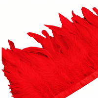 40-45cm Marine Cock Coque Tail Poulet Coq Plume pour Craft DIY Costume Millnery Hat Accessory Party Carnival Wedding Decor