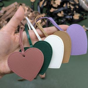 Wholesales PU Leather Heart Shape Pendant Ladies Luggage <b>Bag</b> <b>Charm</b> Pendant Heart Women Handbag Pendant - Product Image 1