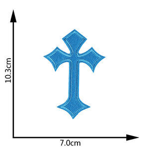 十字架 フェルト ハンドメイド 刺繍 アイロン接着 ワッペン パッチ アソートセット - Product Image 5