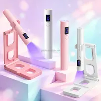 Support pliable mains libres pour manucure, en plastique ABS, pour lampe UV LED portable pour séchage des ongles