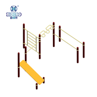 TUV Certified Steel Calisthenics Park Monkey Bars Equipo de fitness al aire libre para entrenamientos callejeros y uso en el gimnasio