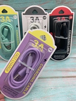 Câble de transfert de données (3 pieds) Usb Micro et type c, pour téléphone portable, cordon de chargement pour Macaron, transfert de données