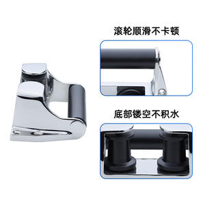 316 Stainless Steel Double Wheel Guide <b>Heavy</b> <b>Duty</b> Universal Guide Anchor with Cable Hole Rope Pile <b>Bracket</b> for Yacht Accessories - Product Image 2