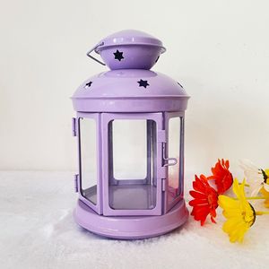 Farolillo Pequeño de Hierro para Decoración de Bodas y Hogar, Portavelas Multifuncional Hecho a Mano con Logotipo Personalizado para Velas de Pilar - Product Image 5