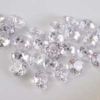 Zircon cubique blanc, forme octogonale, taille rose, pierres précieuses en vrac, 6mm-12mm, pour la fabrication de bijoux, haute qualité, directement de l'usine, MOQ 50 pièces/sac