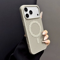 Nouvelle coque de téléphone personnalisée en nid d'abeille magnétique à dissipation thermique pour iPhone 18 Pro Max 17 16 15 14 13, coque de protection