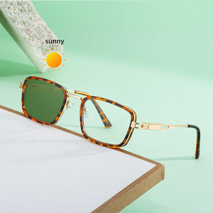 Occhiali da <span class=keywords><strong>Sole</strong></span> Partagas all'Ingrosso, Design Personalizzato con Logo, Lenti Fotocromatiche Rettangolari Anti Luce Blu UV400 per Uomo - Product Image 1