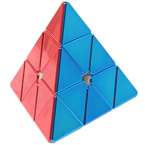 Shengshou Golden Magnetic Pyramid <b>Magic</b> <b>Cube</b> Triangle Third-order Shape Irregular X2-700 Plastic Professional Unisex 14 Years & - Product Image 5