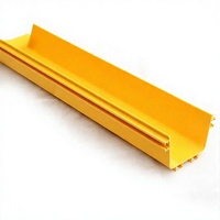 Cannelle de câblage industrielle en PVC/ABS/PPO jaune durable pour la pose de câbles, finition de surface personnalisable Xingqian