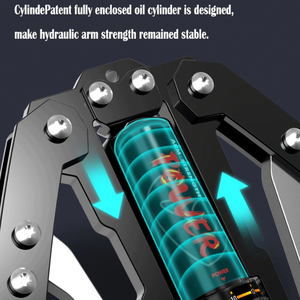 Có thể điều chỉnh 10-200kgs thủy lực điện <span class=keywords><strong>Twister</strong></span> cánh tay <span class=keywords><strong>Exerciser</strong></span> đa chức năng Thiết bị tập thể dục cho vai & ngực Đào Tạo - Product Image 3