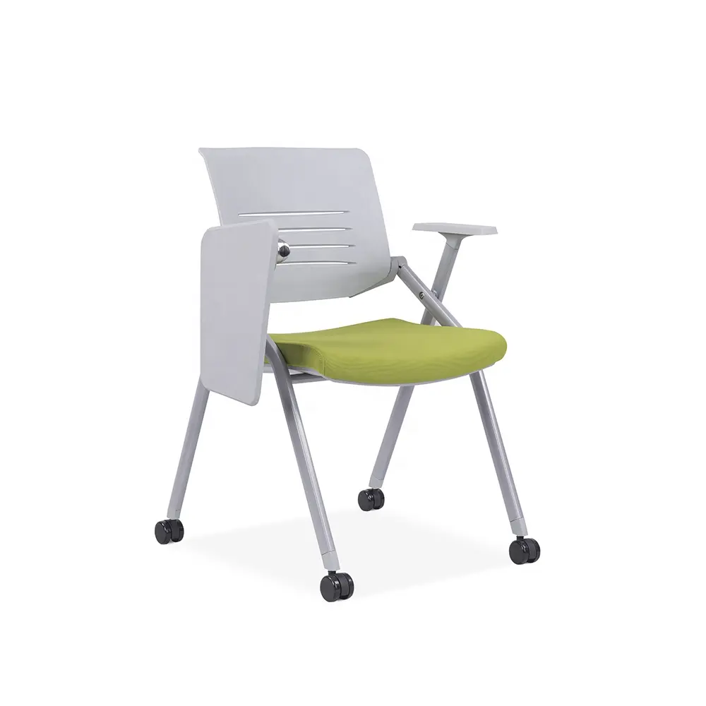 Büro Mesh <span class=keywords><strong>Stuhl</strong></span> stapelbar Schulungs raum klappbare Büro tische und Stühle in loser Schüttung Hersteller für die Ausbildung mit Schreibtafel