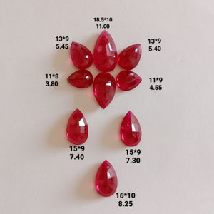 Rubí Cultivado en Laboratorio, Corte Ovalado, Gema Suelta, Rojo Intenso, Calidad Premium, Piedra Sintética para Joyería, Hecho a Mano - Product Image 5