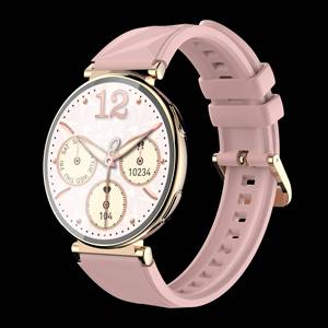 <span class=keywords><strong>Montre</strong></span> connectée de luxe La67 pour <span class=keywords><strong>femme</strong></span>, appel Bluetooth, écran AMOLED de 1,27 pouce, santé féminine, fréquence cardiaque, étanche IP68 - Product Image 5