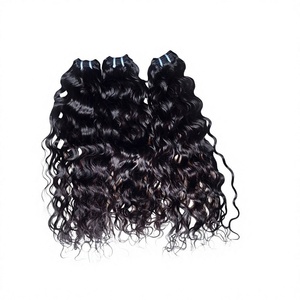 Cabello Humano Remy Indio Rizado Natural, 20 Pulgadas, Virgen, Sin Procesar, Sin Enredos, Ondulado Natural - Product Image 1
