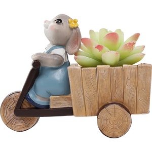 Maceta Pequeña <span class=keywords><strong>de</strong></span> Estilo Japonés con Diseño <span class=keywords><strong>de</strong></span> Conejito, para Suculentas, Decoración <span class=keywords><strong>de</strong></span> Escritorio, Hogar, <span class=keywords><strong>Balcón</strong></span>, Jardinería, Venta al por Mayor - Product Image 5