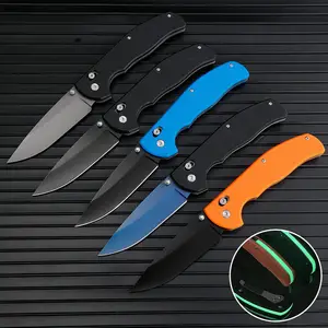 Light Bar Survival Camping Hunting Fluorescent Handle Outdoor Tools Titanium Pocket Knife