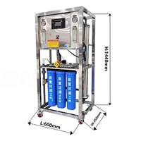 Système de filtration d'eau par osmose inverse de type ouvert sans réservoir 250l à commande intelligente pour applications commerciales RO