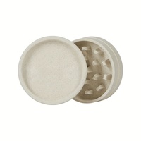 55mm 2 couches bioplastique écologique broyeur écologique broyeur d'herbes tabac broyeur d'herbes biodégradable broyeur d'herbes