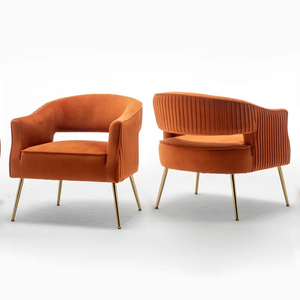Nouveau style de <span class=keywords><strong>fauteuil</strong></span> <span class=keywords><strong>d</strong></span>'appoint en <span class=keywords><strong>velours</strong></span> haut de gamme <span class=keywords><strong>pour</strong></span> hôtel, tissu <span class=keywords><strong>d</strong></span>'<span class=keywords><strong>ameublement</strong></span> <span class=keywords><strong>d</strong></span>'intérieur - Product Image 1