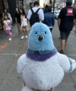 Boneka Merpati Super Lembut Gaya Inggris Isi Kapas PP, Hadiah Lucu dan Nyaman untuk Remaja, Personalisasi Penyembuhan untuk Ukuran 31cm-50cm - Product Image 4