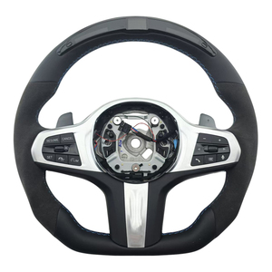Volante Deportivo LED de Cuero Alcantara de Alta Calidad para BMW Serie G, M3 G20 G30 G80 M4 G82 M5 CS - Product Image 1