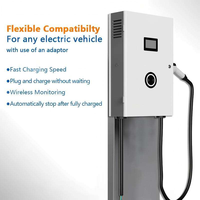 Fabricant de chargeurs de véhicules électriques DC muraux, puissance nominale de 7 kW à 20 kW, station de charge DC pour véhicules électriques CCS2 GBT CCS CHAdeMO