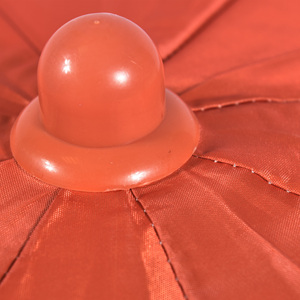 Sombrilla de Playa Naranja Oxford de 200 cm con Poste de Fibra de Vidrio, Diseño Elegante para Protección Solar - Product Image 3