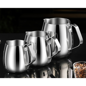 Brocca Latte per Latte Art caraffa Latte Creamer caraffa vapore brocca <span class=keywords><strong>caffè</strong></span> <span class=keywords><strong>fumante</strong></span> brocca Cappuccino Barista tazza - Product Image 2