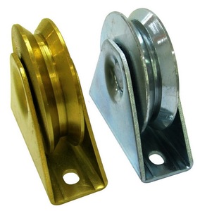 Rueda de Puerta Corredera <span class=keywords><strong>con</strong></span> Ranura en V y Soporte de Rodamiento de Bolas Doble - Product Image 5