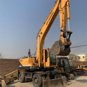 Hyundai 210w-9 original, excavadora usada, 21ton, Hyundai 210w-9, excavadora de ruedas usada para la construcción - Product Image 2