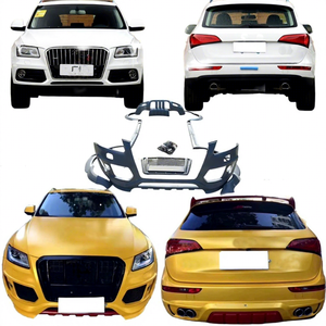 At Style Kit de carrosserie de pare-chocs avant et arrière pour <span class=keywords><strong>Audi</strong></span> Q5 2009-2017 Matériau ABS Barre avant Lèvre arrière et jupe latérale Nouvelle mise à niveau - Product Image 1