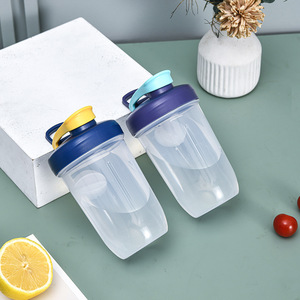 Sans BPA 400ml Protéine Poudre Shaker Tasse Portable Sport Bouteille D'eau En Plein Air Fitness Bouteille D'eau avec logo Personnalisé - Product Image 5