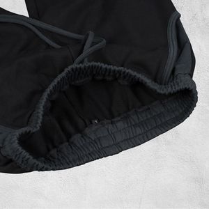 Pantalons de survêtement larges en coton lourd, nouvelle mode, pour hommes, imprimés personnalisés, délavés, avec bande latérale - Product Image 6