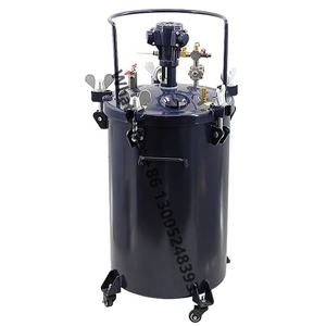 80L中国304不锈钢自动搅拌桶混漆机胶水气动涂料压力锅罐价格 - Product Image 1