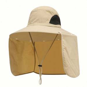 Sombreros de Pesca de Secado Rápido para Hombre, Protección Solar para Exteriores, Sombrero de Safari Impermeable, Venta al Por Mayor - Product Image 5