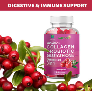 Gomitas de colágeno, probióticos y glutatión para mujeres Winstown, suplemento antioxidante para adultos, metabolismo saludable, blanqueamiento de la piel. - Product Image 3