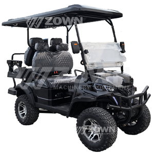 Wholesale Heavy Duty 6 Person Golf <b>Cart</b> <b>Foldable</b> Windshield Rear Back Seats For Scenic Area Large Group Tour Service - Product Image 2
