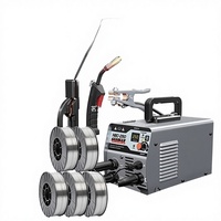 Machine à souder électrique multifonctionnelle au laser et à l'arc d'argon, double protection, modèle compact domestique 220V NBC-250 Carbone