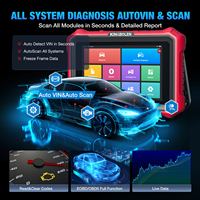 EE. UU. Almacén EN LA UE Kingbolen K8 Elite Actualización gratuita Automotriz ECU Herramienta de escaneo de codificación OBD2 Escáner para todos los automóviles
