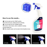Nettoyant pour tableau blanc 500 ml en spray, nettoyant pour tableau blanc effaçable à sec, liquides