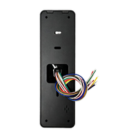 Contrôleur d'accès biométrique par empreinte digitale en plastique étanche avec écran LCD, sécurité de porte extérieure, carte RFID, biométrique avec application Wifi Tuya