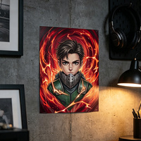 Offre Spéciale : Affiches Lenticulaires 3D Anime Japonais de Luxe en Plastique à Effet de Mouvement pour Décoration Murale