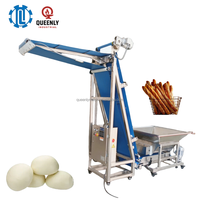 Machine à pain automatique haute capacité avec élévateur de trémie pour la découpe et la division de la pâte, idéale pour la fabrication de pains de boulangerie, tortillas et naan, avec moteur