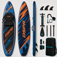 Planche de SUP gonflable tout usage en PVC renforcé de 3,25 m pour débutants, idéale pour les clubs et l'utilisation en rivière, vente en gros avec aileron central